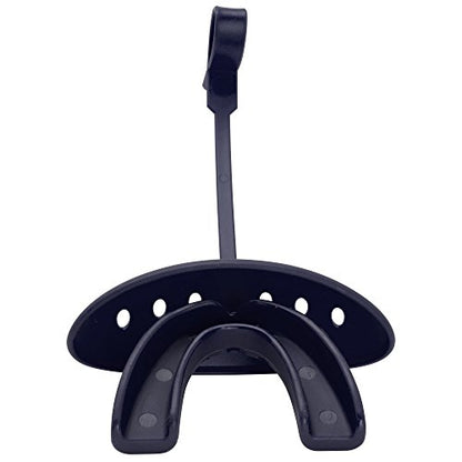 ADAMS USA 3-In-1 Lip Protector Varisty Mouth Guard with Strap - color: Navy Blue
