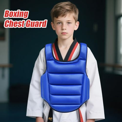 Boxing Body Pad Kickboxing Belly Protector Guard - color: S