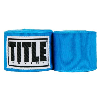 Title Boxing Semi-Elastic Mexican Hand Wrap, Turquoise, 180"