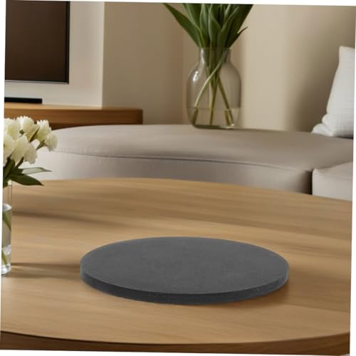 LIOOBO Round Fish Tank Mat Shock Absorption Pad for Micro Landscapes Non Slip Cushion for Aquariums Durable Base for Stability and Safety