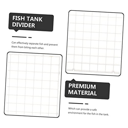 6pcs Aquarium Divider Isolation Board Cups Mesh Divider for Fish Tank for Breeding and Separating Fish and Water Permeable Design