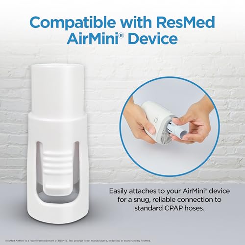 resplabs CPAP Hose Adapter - ResMed AirMini Compatible Universal Tubing Connector - 1 Pack
