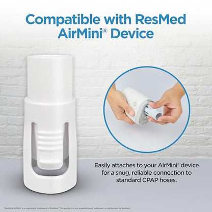 resplabs CPAP Hose Adapter - ResMed AirMini Compatible Universal Tubing Connector - 1 Pack
