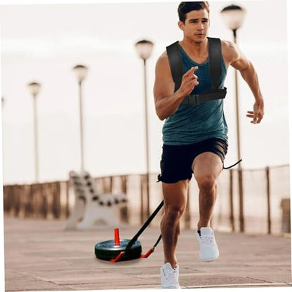 Weight Sled, Nylon Sled Harness Tire Pulling Harness Speed Training Equipment Pull Strap for Sprint Running and Football, Basketball, Soccer Workout Equipment ·1