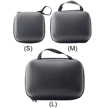 Fishing Reel Bag, Portable Shockproof Waterproof Fishing Reel Protective Case for Baitcasting Drum Spinning Raft Reels(Inner size: 10.23 * 6.69 * 5.11inches) - size: L