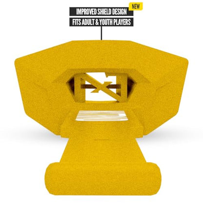 Nxtrnd Two Pro Football Mouth Guard, Permanent Strap, Fits Adult & Youth (Gold) - color: Gold Pro
