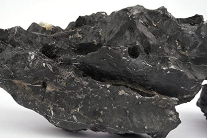 Dark SEIRYU Stones Natural Rocks (3~11 inches,11pcs) x2 40Lx 2 Cases Total 80L 37lbs for Aquarium, Paludarium, Terrariums, Landscaping Rocks, Decorative Aquarium Rocks - size: 09 Dark Seiryu Stones(3-11inch,36lbs)