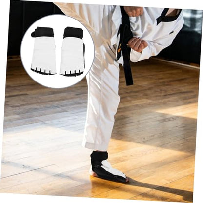 Didiseaon Taekwondo Foot Protector Pads and Martial Arts Foot Guard, Non-Slip XL Size Boxing Sparring Gear for Kickboxing MMA Training, Sturdy Footwear for Men and Women