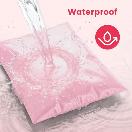 Metronic Poly Mailers 10X13 1000 Pack Bulk, Heavy Duty Self-Seal Shipping Bags for Clothing, Waterproof Medium Poly Packaging Bags for Clothing & Small Business, Light Pink - size: 10X13 1000PC