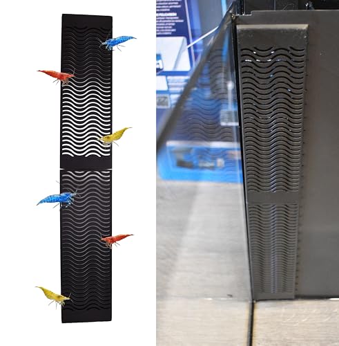 Aquarium Intake Cover for Fluval Flex 2.0 – Shrimp Safe Filter Guard, Protects Shrimp & Fry, Reduces Strong Water Flow, Easy Install, 3D Printed Intake Protector (Black)