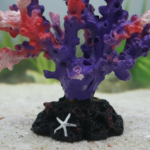 Resin Coral Aquarium Ornament Aquarium Decoration Freshwater and Saltwater Artificial Coral Formation Decoration