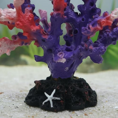 Resin Coral Aquarium Ornament Aquarium Decoration Hiding Spots Artificial Coral Formation Decoration