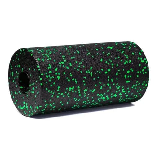 Yiju Hollow Foam Roller 12 Inch for Post Workout Stretching and Massage, Green - color: Green