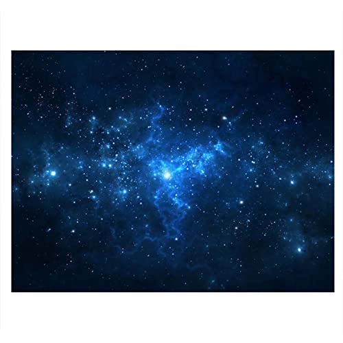 Filfeel Aquarium Background Fish Decorations Pictures PVC Adhesive Poster Stars Backdrop Decoration Paper Cling Decals Sticker(122 * 61cm)
