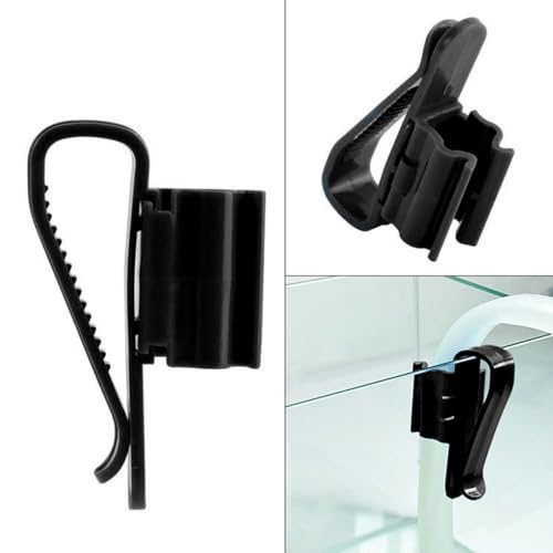 2pcs Fish for Tank Mounting Clip Water Pipe Hose Holder for Aquarium Air Pump Aquarium Pumps and Filters (2pcs)