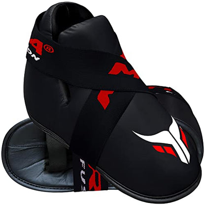 Mytra Fusion Semi Contact Boots – Kickboxing Boots and Foot Pads for Sparring, MMA, Muay Thai, Karate, Training, Fighting and Martial Arts - size: Small