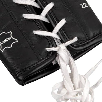 Venum Hammer Pro Boxing Gloves - color: Black/White, size: 12oz, style: Laces