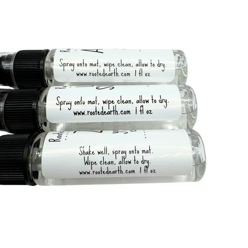 Yoga Mat Cleaner Spray Gift Set - 1 fl oz - Room and Body Mist - 3 Scents - Zen and Liquid Sunshine and Awake