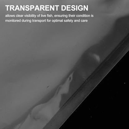 100pcs Live Fish Transport Bag Portable Oxygen Filling Packing Bags Sealable Fish Fry Container Pouches for Shipping Supplies