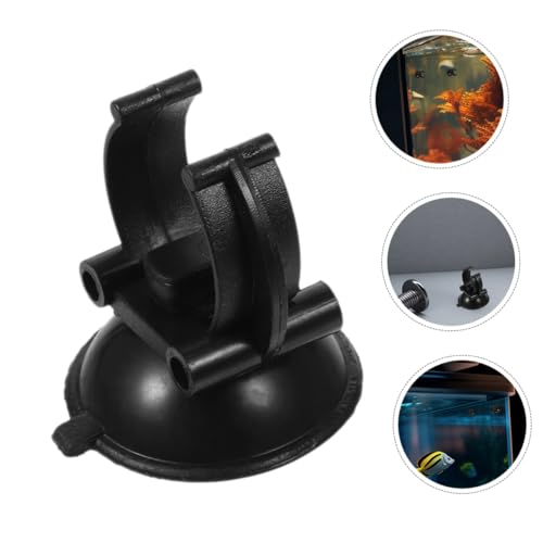 Toyvian 12pcs Aquarium Air Tubing Clamp Heavy Duty Suction Cup Clips Fish Tank Suction Cup Holder Replacement for Aquarium Parts