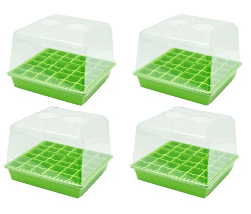 Bootstrap Farmer Countertop Seed Starter Kit in Green, Reusable 1010 Tray Bundle with Inserts and Humidity Dome