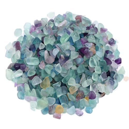 Decorative Crystal Pebbles, 2 Lbs/920g (Fill 1.8 Cups) Natural Quartz Stones Aquarium Gravel Sea Glass Rock Sand for Vase Fillers/Fish Turtle Tank/Succulent Plants Decoration - color: Multicolored, size: 2 Pounds