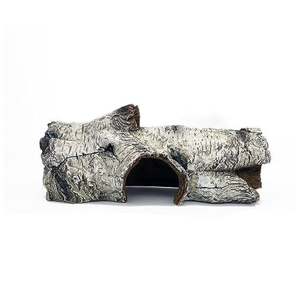 Aquarium Resin Bark Terrarium Decor, Lizard, Snake or Reptile Hide,Lizard, Spider and Aquarium Fish Hide Cave (Medium Bark A)