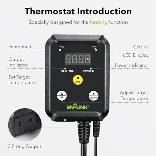 BN-LINK Heat Mat Controller for Reptile 6x8