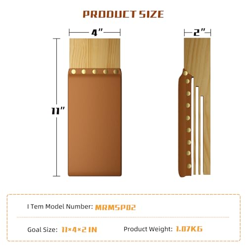 MR Clapper Makiwara 11”x4”, Makiwara Board Strike Pad, Makiwara Punching Board, Clapper Mount Punching Pad - size: Strike Pad
