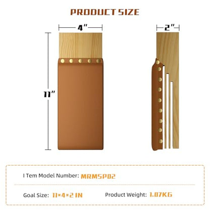 MR Clapper Makiwara 11”x4”, Makiwara Board Strike Pad, Makiwara Punching Board, Clapper Mount Punching Pad - size: Strike Pad