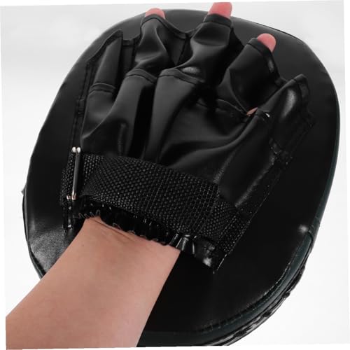 TOYANDONA Muay Thai Boxing Hand Pad Curved Focus Mitt Boxing Pads and Mitts Training for Taekwondo Kickboxing Sparring Gear