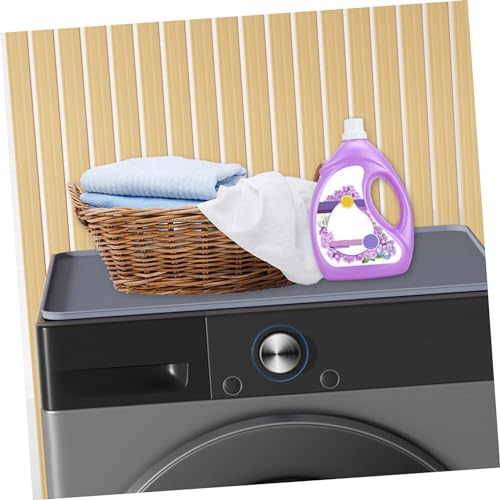 STOBOK Silicone Washer Dryer Top Protector Mat Non-slip Cushion for Washing Machine Dryer Pad for Stability Cleanliness Laundry Rooms