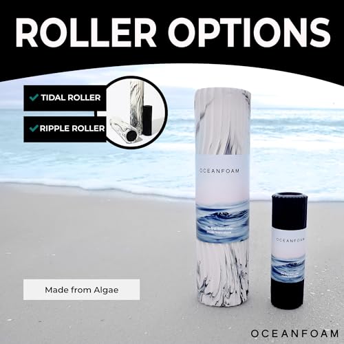 Oceanfoam Tidal Roller - Massage Foam Roller for Exercise (Miami Blue) - color: Miami Blue