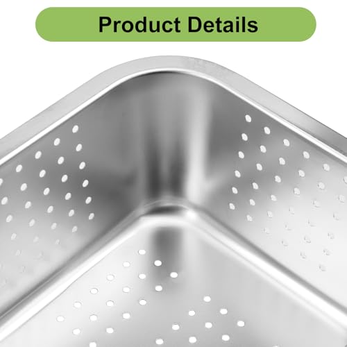 2 Set (4 Pack) Stainless Steel Sprouting Tray, 13 x 9 inches Stainless Steel Germination Trays for Indoor Microgreens, Broccoli Sprouts & Wheatgrass - size: 2 Set Silver