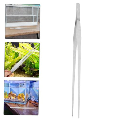 Fish Tank Plant Tweezers Aquatic Plant Tongs Easy Handling for Aquascaping and Maintenance