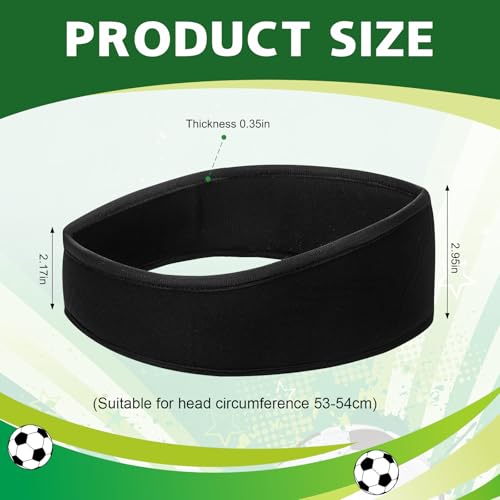 2 Pcs Protective Headband for Flag Football Soccer Headgear - size: Medium