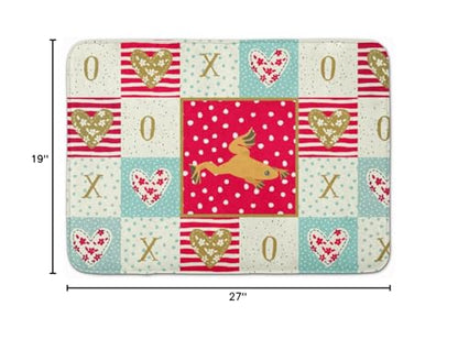 Caroline's Treasures Aquarium Frog Machine Washable Memory Foam Mat