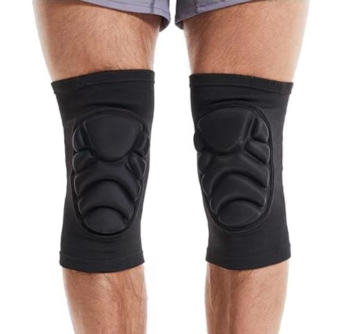 Volleyball Knee Pads for Women Men Wrestling Knee Pads Wrestling Gear, Soft EVA Crash Pad Collision Avoidance Knee Sleeve, Snowboarding Gear Knee Protector Soft Knee Pad for Work Football Dance Roller Skating (Small) - size: Small