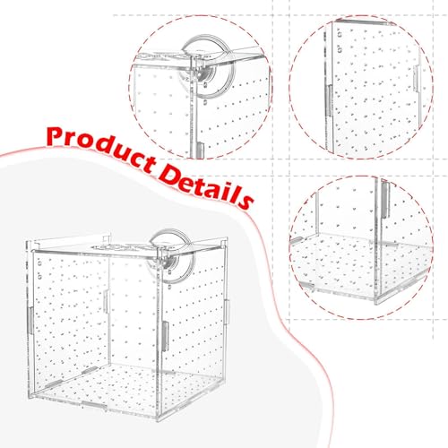 Aquarium Breeding Box Acclimation Hatchery Hatching Spawning Room Box Separator for ES Turtle, Single Room