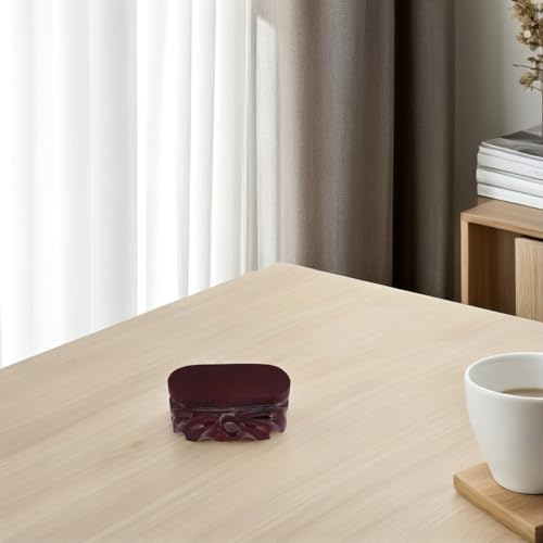 Wooden Buddha Plant Stand with Solid Wood Base, 12x6x6cm Bonsai Pedestal and Fishbowl Display Holder for Home Décor and Oriental Vase Showcase