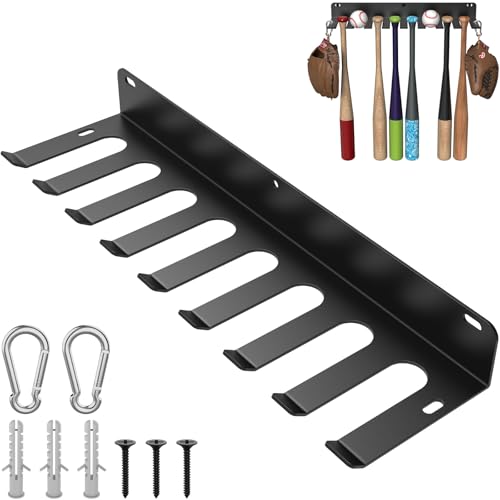 Linone 1 PCS Baseball Bat Rack, Holds 16 Bats - size: 1 PCS
