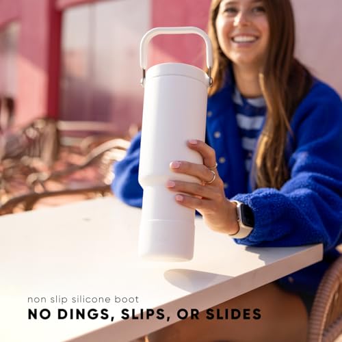 Simple Modern Tumbler with Handle, Water Jug | 40oz | White - color: -Winter White, size: 40 Ounces
