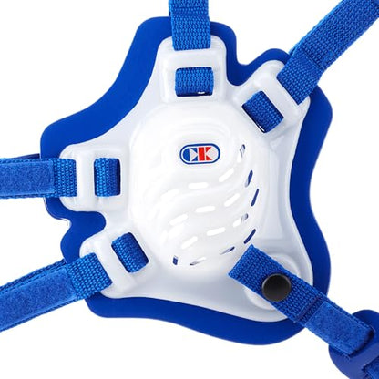 Cliff Keen Tornado Wrestling Headgear - color: Translucent / Royal Blue / Royal Blue