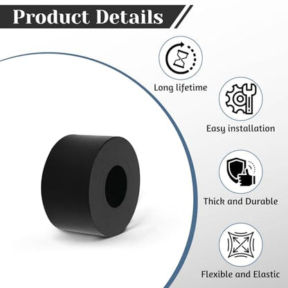 8 PCS Multi Purpose Rubber Spacer, 1-2/5" OD x 3/5" ID x 3/4" Thickness Rubber Washers for Screws, Anti Vibration Pads for Bolts, Car, Boat, Home (35 * 15 * 20mm) - size: 1-2/5" OD x 3/5" ID x 3/4" Thickness