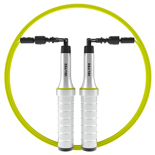 Velites Earth 2.0 Official CrossFit Games Jump Rope, Double Unders - color: Silver