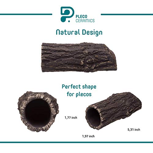 Pleco Cave Natural Breeding Ceramic Decorations Fish Tank Aquarium Medium Size (1 pcs)