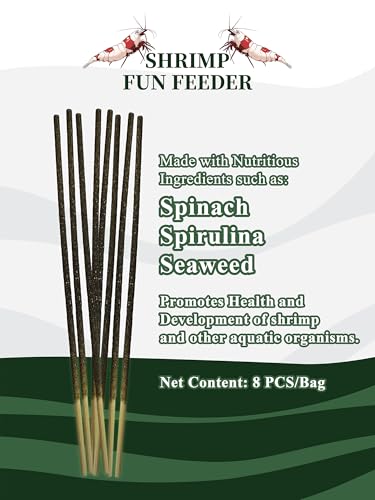 San Francisco Bay Brand Shrimp Food, Aquarium Shrimps Feeding Stick Candy Sticks Lollies Aquatic Nutrition Color Enhancing