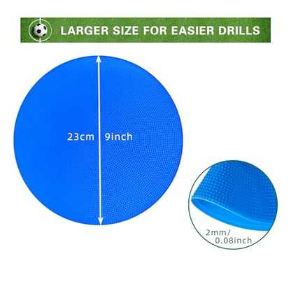 Poly Spots Spot Markers 4 Inch & 9 Inch Multicolor Floor Dots - style: 9inch 36pcs