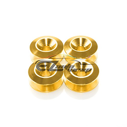 Gold Bumper Quick Release Fasteners for Car Bumpers Trunk Fender Hatch Lids Kit - color: GOLD