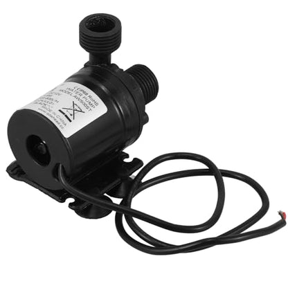 LIFKOME Mini Submersible Water Booster Pump Dc 12v with Ceramic Shaft and Suction Cup, Small Automatic Fountain and Aquarium Water Pump for Marine and Irrigation Use